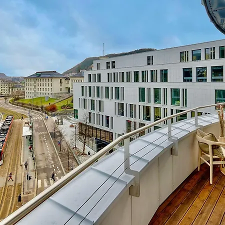 Апартаменты Brand New And Luxurious Penthouse In Centre! Берген