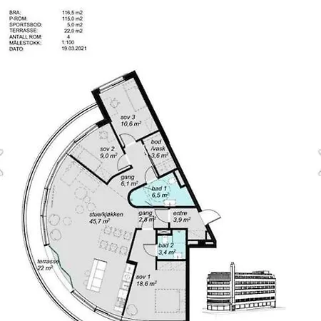 Brand New And Luxurious Penthouse In Centre! شقة